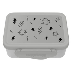 Ergobag Edelstahl Brotdosen-Set Gewitter