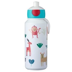 Mepal Campus Pop-Up Trinkflasche 400 ml Animal Friends