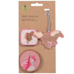 LÄSSIG School Patches-Set Horse Pink