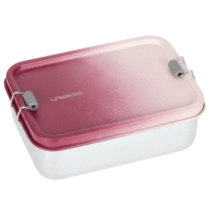 LÄSSIG Edelstahl Brotdose Solid Berry/Rose