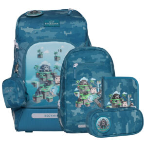 Beckmann Active Air FLX Schulrucksack-Set 6tlg Jungle Game