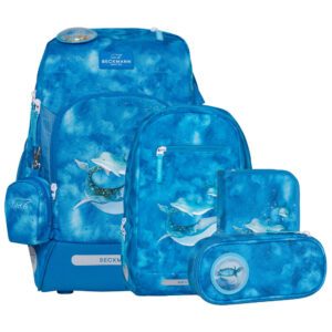 Beckmann Active Air FLX Schulrucksack-Set 6tlg Ocean