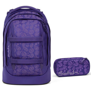 Satch Pack Schulrucksack-Set 2tlg Bright Faces 2.0