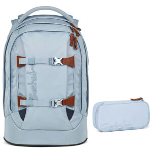Satch Pack Schulrucksack-Set 2tlg Nordic Ice Blue 3.0