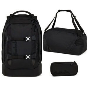 Satch Pack Schulrucksack-Set 3tlg Nordic Black