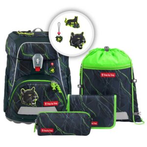 Step by Step FIT Schulranzen-Set 5tlg Danger Cat Chiko