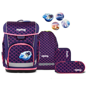 Ergobag Cubo Light Schulranzen-Set 6tlg PerlentauchBär 2.0