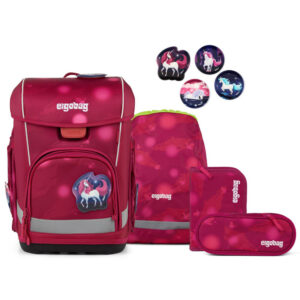 Ergobag Cubo Light Schulranzen-Set 6tlg MondzauBär