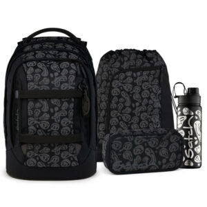 Satch Pack Schulrucksack-Set 5tlg Blurry Faces