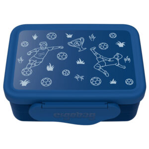 Ergobag Edelstahl Brotdosen-Set Fußball