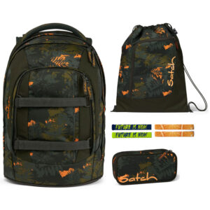 Satch Pack Schulrucksack-Set 5tlg Jurassic Jungle