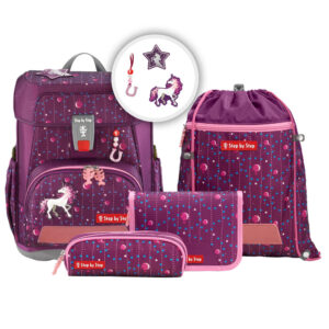 Step by Step CLOUD Schulranzen-Set 5tlg Dreamy Unicorn
