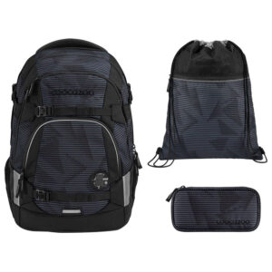 coocazoo MATE Schulrucksack-Set 3tlg mit TB Dark Mission