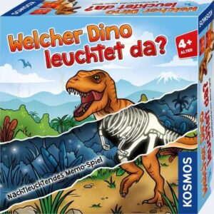 Welcher Dino leuchtet da? Memospiel 4+