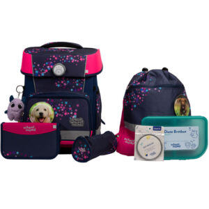 School-Mood Champion Maxx Schulranzen-Set 7tlg Leni Hund