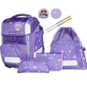 Schneiders Ergolite Schulranzen-Set 9tlg Flowery