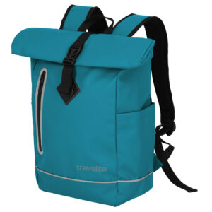 Travelite Basics Roll-Up Rucksack Harbor Blue