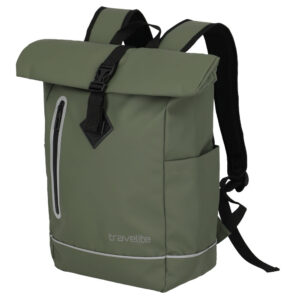 Travelite Basics Roll-Up Rucksack Olive