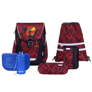 McNeill Primo Schulranzen-Set 9tlg Zack