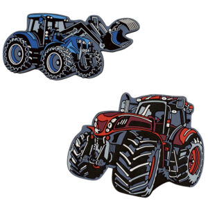 DerDieDas Wechselbuttons Set 2tlg Traktor