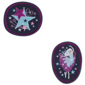 DerDieDas Wechselbuttons Set 2tlg Dancing Star