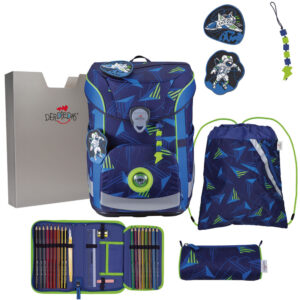 DerDieDas ErgoFlex Easy Schulranzen-Set 5tlg Moon Mission