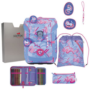 DerDieDas ErgoFlex Easy Schulranzen-Set 5tlg Magic Unicorn