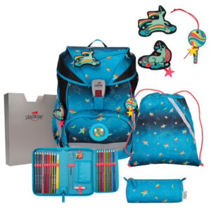 DerDieDas ErgoFlex Schulrucksack-Set 5tlg Rainbow Star
