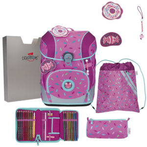DerDieDas ErgoFlex Tiny Schulranzen-Set 5tlg Sweet Sprinkles