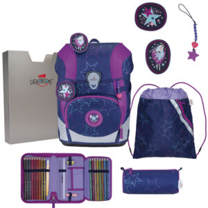 DerDieDas ErgoFlex Tiny Schulranzen-Set 5tlg Dancing Star