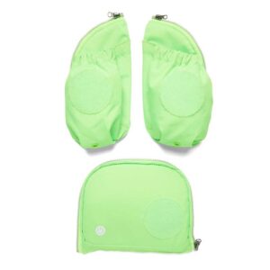 Ergobag Sicherheitsset mit Seitentaschen und LED Grün