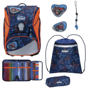 Scout Alpha Schulranzen-Set 4tlg Offroad