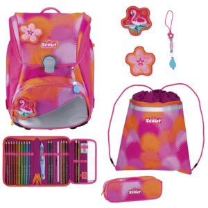 Scout Alpha Schulranzen-Set 4tlg Florida Sunset