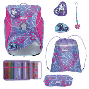 Scout Alpha Schulranzen-Set 4tlg Pony Love