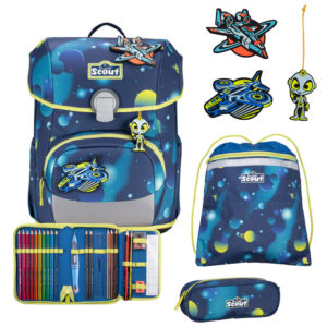 Scout Neo Schulranzen-Set 4tlg Planets