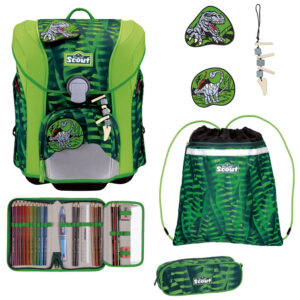 Scout Micro Schulranzen-Set 4tlg Danger Dino