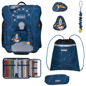Scout Micro Schulranzen-Set 4tlg Rocket Rider