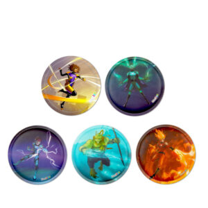 Ergobag Klettie-Set 5tlg Magische Superkräfte