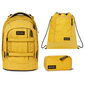 Satch Pack Schulrucksack-Set 3tlg Retro Honey