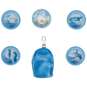Beckmann Button Bag Ocean