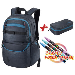Nitro & Posca Future Hero Rucksack-Set 3tlg Haze