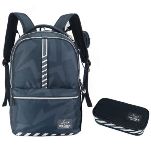 Lewinray X Walker Schulrucksack-Set 2tlg Dark Blue