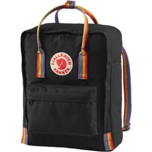Fjällräven Kanken Rainbow Rucksack Black-Rainbow Patter