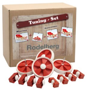 Rodelberg® Räder-Bausatz für Holzschlitten""