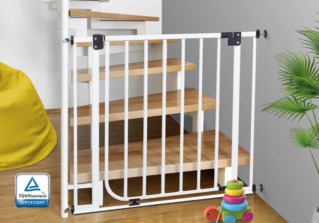 IMPAG® Treppenschutzgitter ohne Stolperkante für Geländer, einseitig""