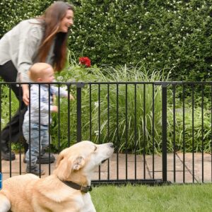 IMPAG® Absperrgitter SafeOne® Teichschutz 215 cm - 11,50 m [3-tlg....