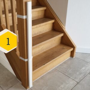 IMPAG® Zubehör Adapter für Treppengeländer / Treppenpfosten""