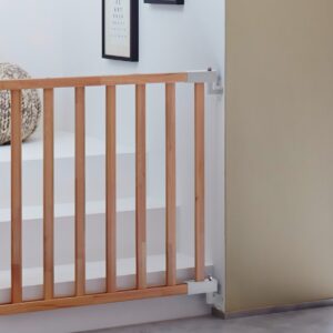 IMPAG® Treppenschutzgitter Easy Shut aus Holz 65 - 115 cm,...