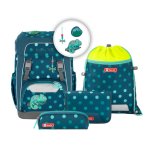 Step by Step GIANT Schulranzen-Set 5tlg Tropical Chameleon
