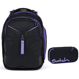 Satch Match Schulrucksack-Set 2tlg Purple Phantom